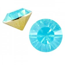 Basic Chaton SS39 Aqua blue opal